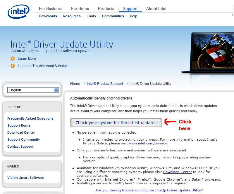 Intel Chipset Driver Utility